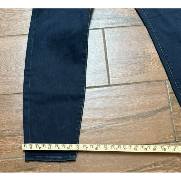 J Crew Women's Jeans Size 31 Toothpick Skinny Ankle Mid Rise Dark Wash Stretch - Picture 6 of 8